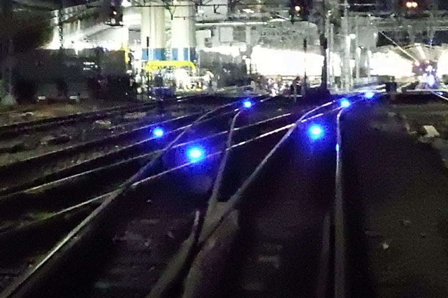 列車進路地上表示装置