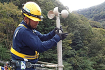 気象防災機器やロングレール関連機器の設置・点検/測定業務